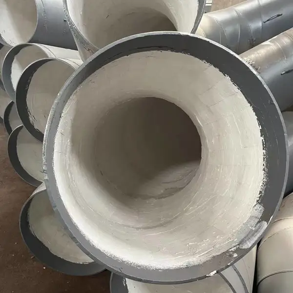 岳昌耐磨管道 陶瓷贴片 耐磨弯头 矿山专用复合耐磨管