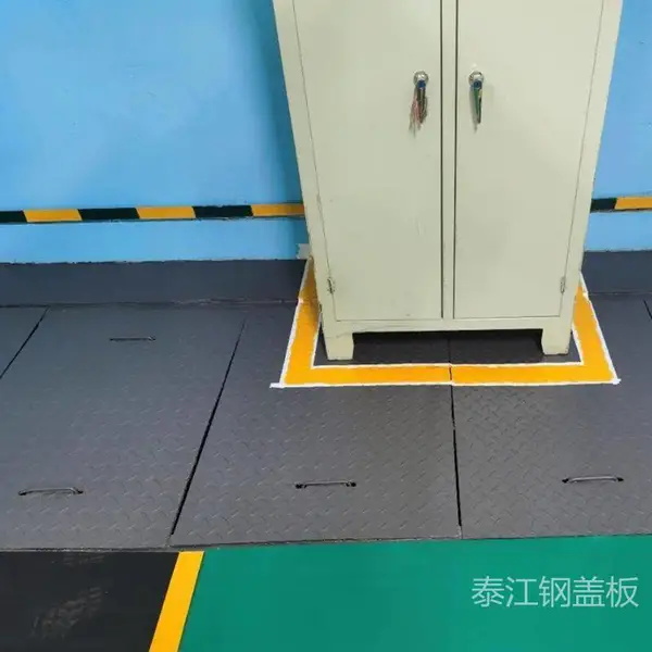 镀锌钢电缆沟盖板 02j331 花纹板式盖板 泰江阻燃效果好