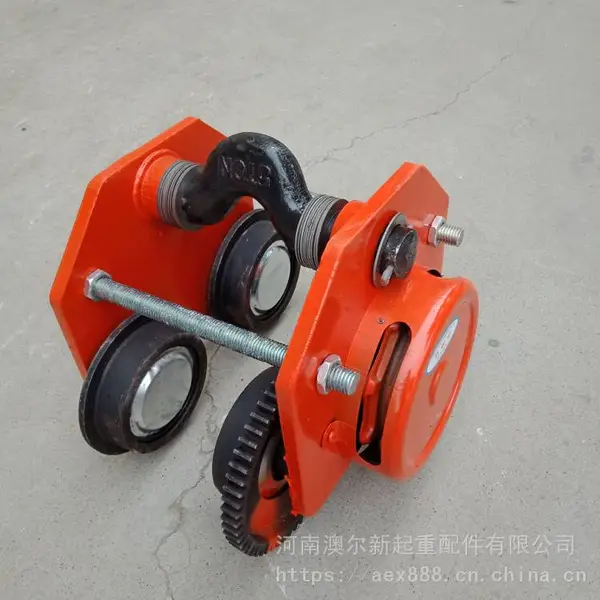 手链驱动手拉单轨行车 2t-3m手拉葫芦单轨小车