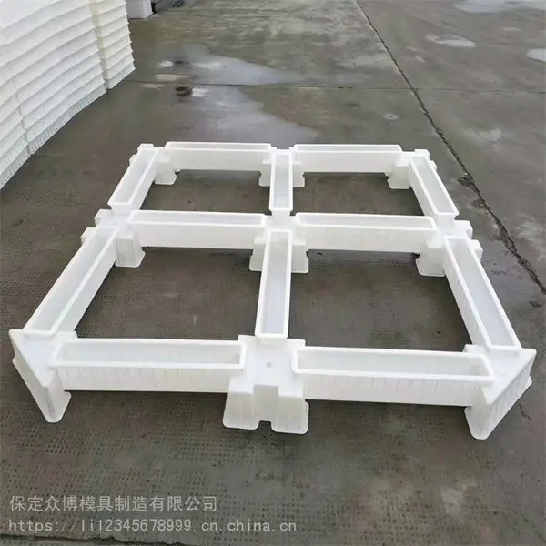 塑料网格护坡模具 十字网格护坡模具 高速边缘方格护坡模具