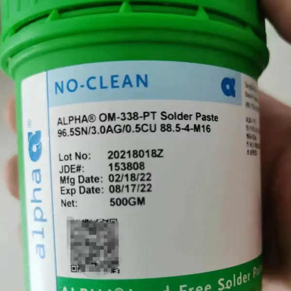 阿尔法锡膏ALPHA-OM338PT(SAC305)无铅无卤素