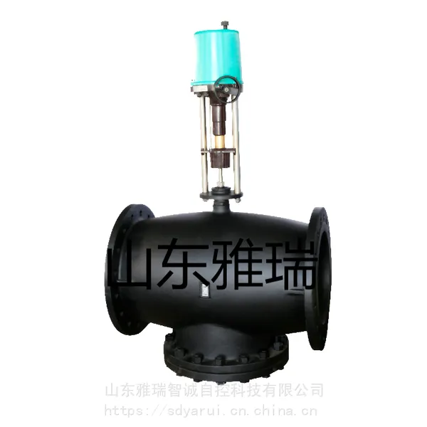 厂家直销适用于供热系统换热机组的雅瑞智能电动二通三通调节阀