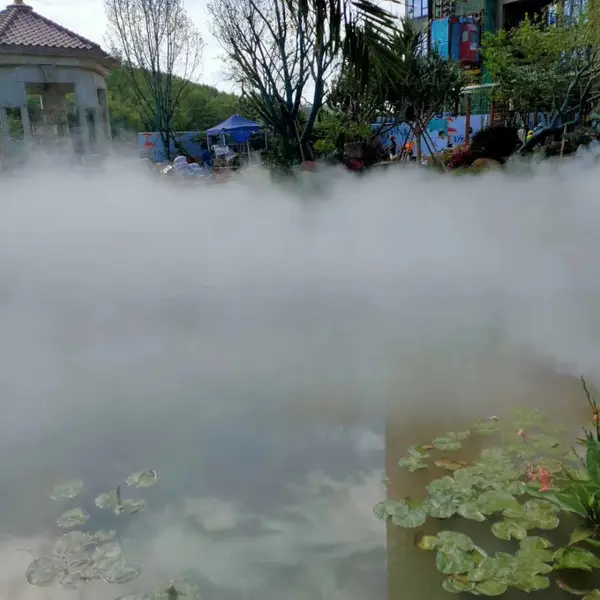 喷雾系统 房产楼盘绿化 冷雾降尘 包设计包施工