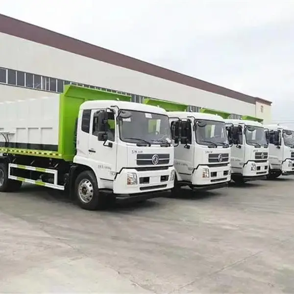 江西东风d7勾臂式垃圾车 太原勾臂式垃圾车系列