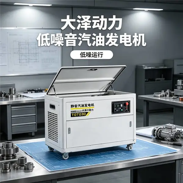 10kw汽油发电机箱体式干接点启动机房备用