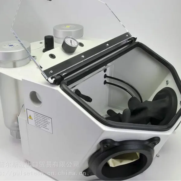 德国进口microblast微型喷砂机文物修复除锈小型实验室用桌面式喷砂多储砂罐