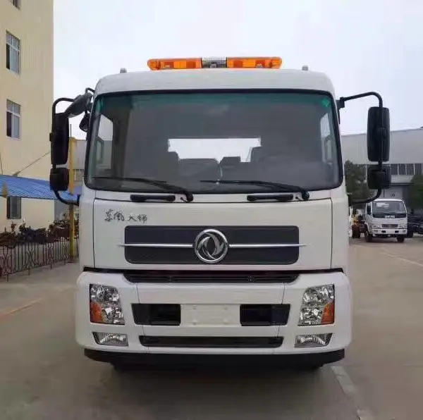 桥车事故道路清障车 平板类救援清障车 东风牌车型