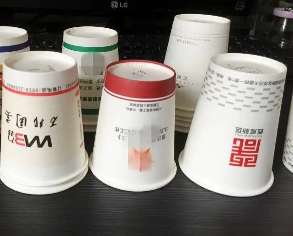一次性西安广告纸杯 9盎司纸杯 未央区宁派免费设计生产厂家