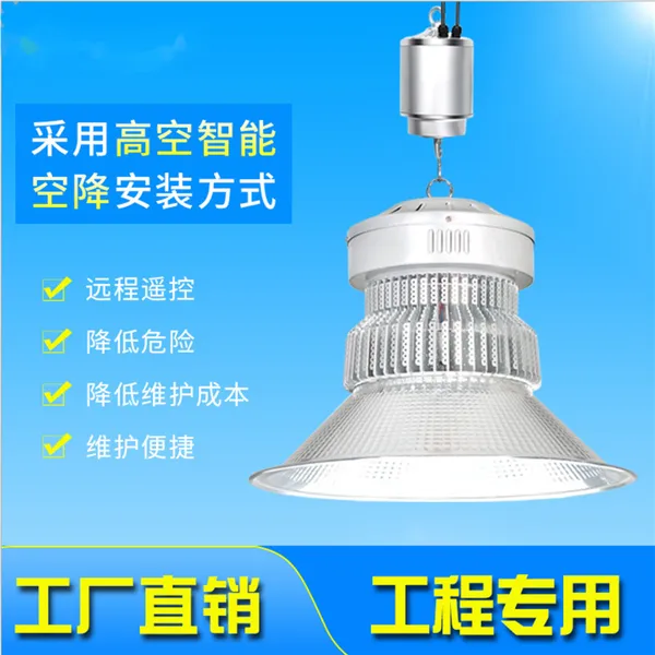 芯鹏达 220VAC高铁站厂房体育馆LED筒灯工矿灯穹顶灯升降器吊机30米20米15米