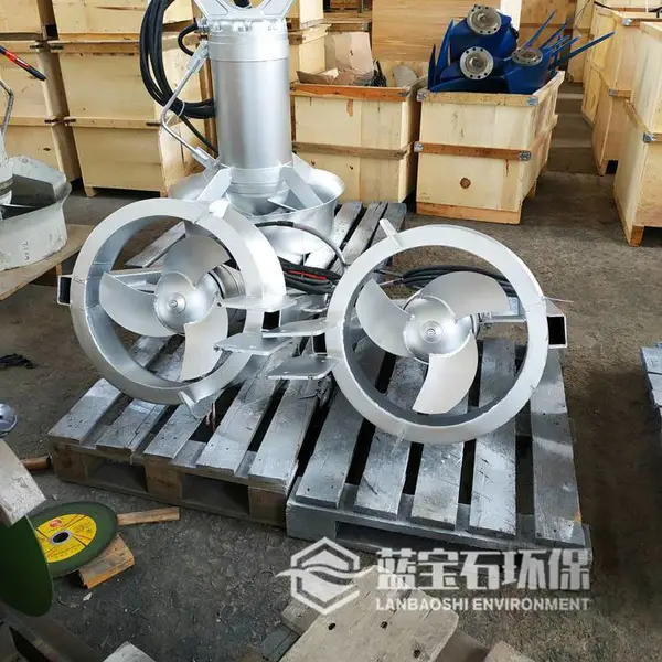 硝化液回流泵QHLB-1.5沉水回流器穿墙泵含导轨及拍门