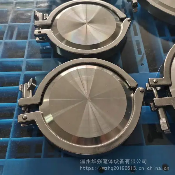 卫生级不锈钢快装卡箍盲板 SMS DIN *** 3A标准