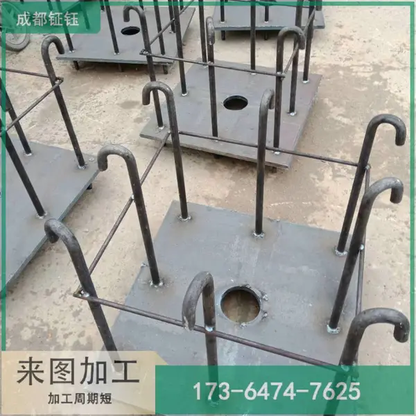 激光切割预埋件 建筑用定位热镀锌预埋钢板 幕墙配件预埋板