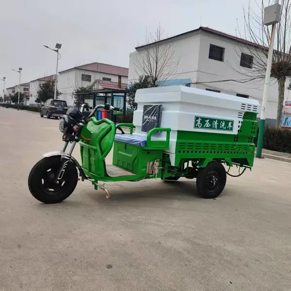 新能源高压清洗车 小型三轮水流冲洗 管道疏通车定做