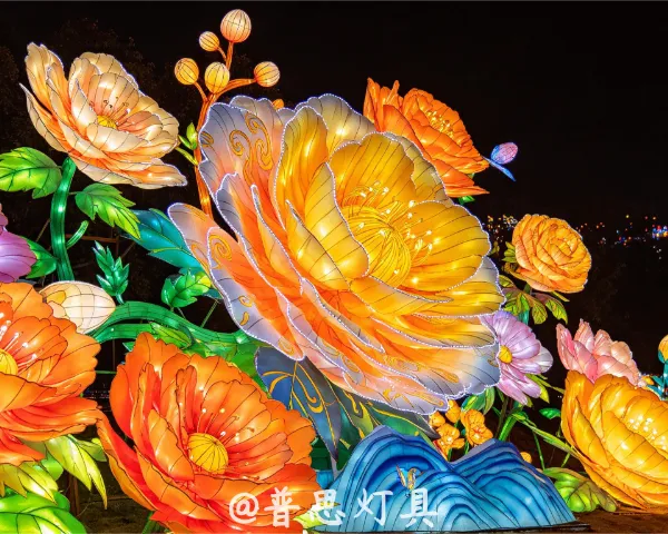 长春大型花灯订做价格 诚信为本 沈阳市普思灯具制造供应