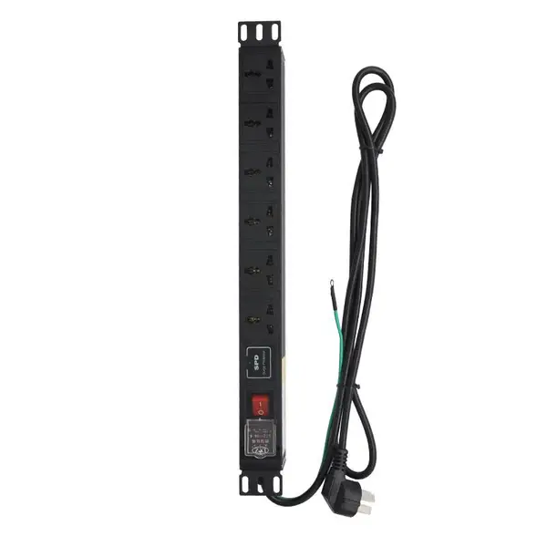 机房6口PDU防雷排插 LZZ-PDU-6 机架式防雷插座