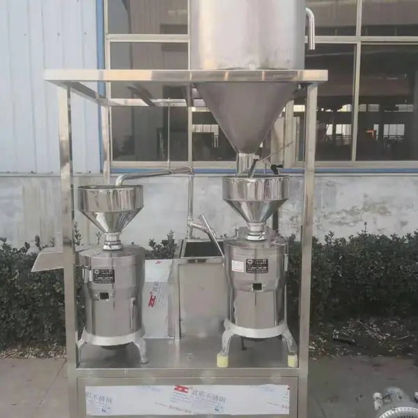 多功能三联磨浆机大型豆制品加工设备磨浆机两联磨浆机