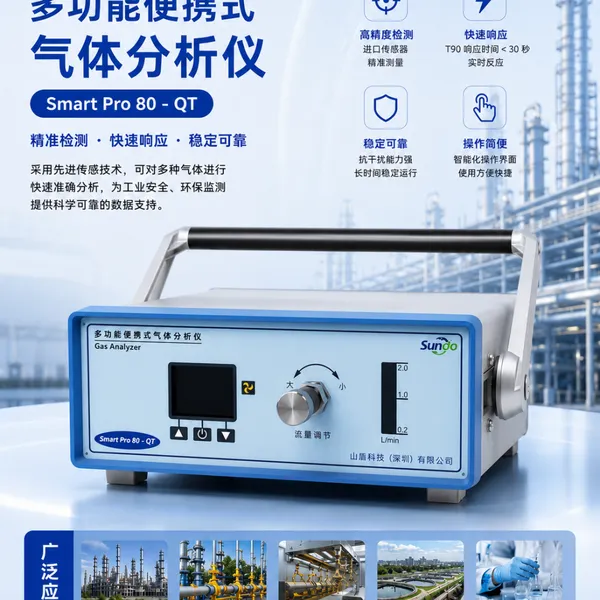 山盾科技Smart pro 80-QT 便携式多功能气体分析仪(源头厂家支持定制)