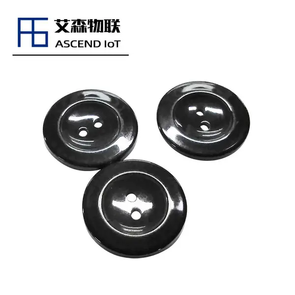 防水抗高温高频RFID纽扣电子标签服装干洗店信息管理