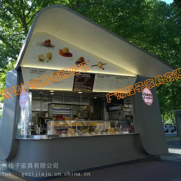 驻马店步行街售卖亭 文旅公园玩具饰品花车 景区美食小吃商铺