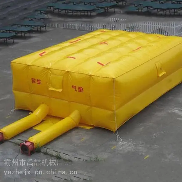 消防救生充气气垫工地防坠救援防护气垫高空坠落防摔气垫防护气囊