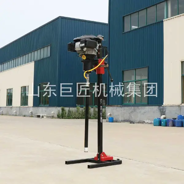 巨匠牌立式背包钻机采用进口动力汽油机钻进快专业的取芯钻机 岩心钻机