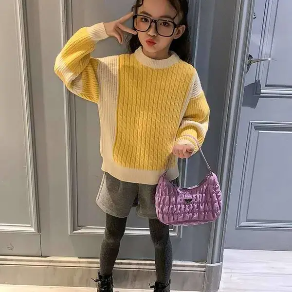 服装库存毛衣韩版时尚男女童装毛衣3-8岁工厂直批一手货源毛衣!