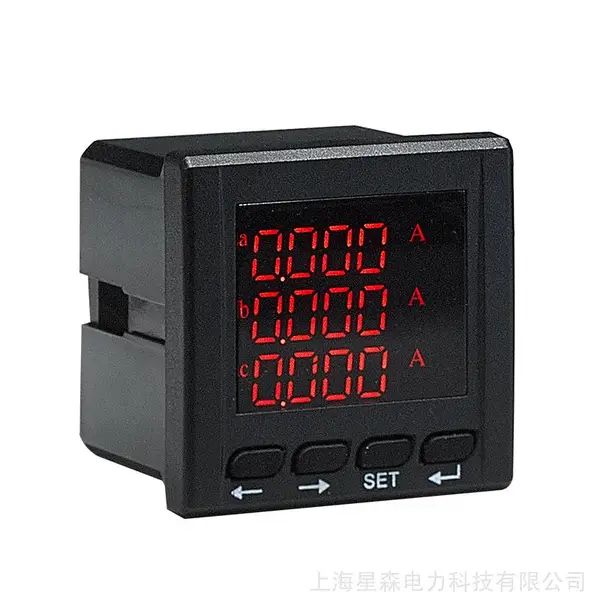 厂家直销三相电流表多功能电力仪表单相电压表高精度0.5SPDM821