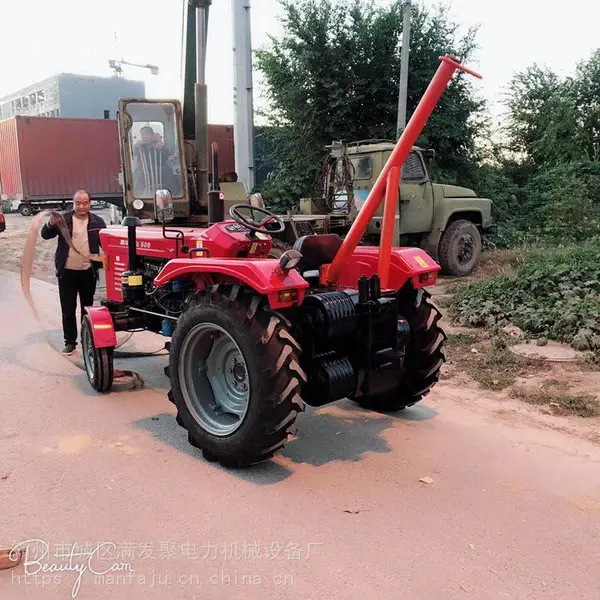 放电缆拖拉机绞磨 大型绞磨拖拉机 电力拉线四轮绞盘 满发聚直销