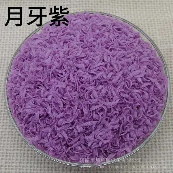 雪花片胚料加工设备 食品厂在用膨化雪花片机器