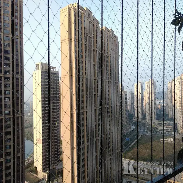 广州永牌绳网水晶灯的隐形防护网 ***灯的防护网 吊灯隐形防护网 灯具防护网 泉州水晶灯防护网