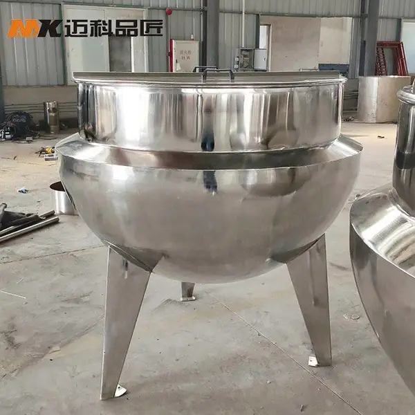 全自动火锅底料炒锅 燃气行星搅拌夹层锅 辣椒酱炒制夹层锅
