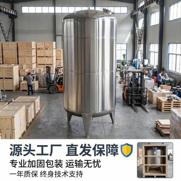 陕西横山区大型不锈钢储罐 工业大容量储水储油罐体源头生产厂商