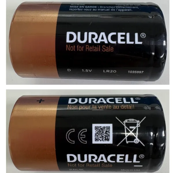 金霸王电池 碱性干电池 D 1号 Duracell 英文版 工业装