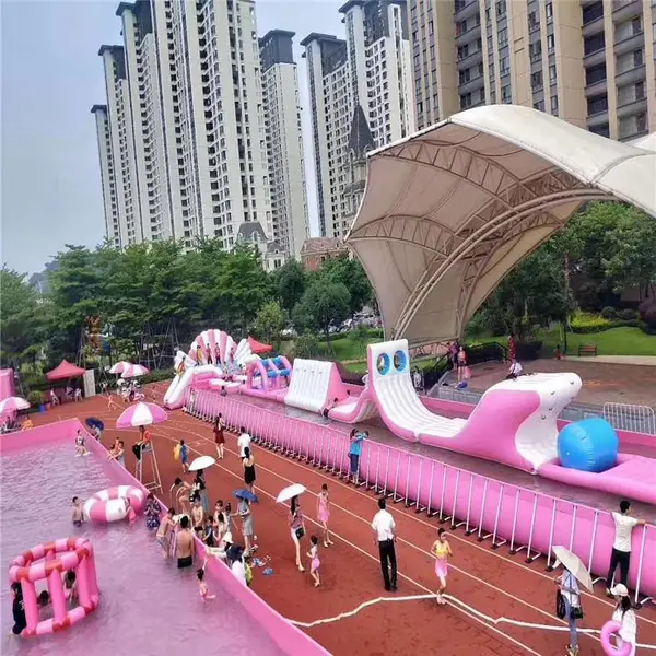 淮北 夏季水上冲关 充气水上乐园设备制作 出售