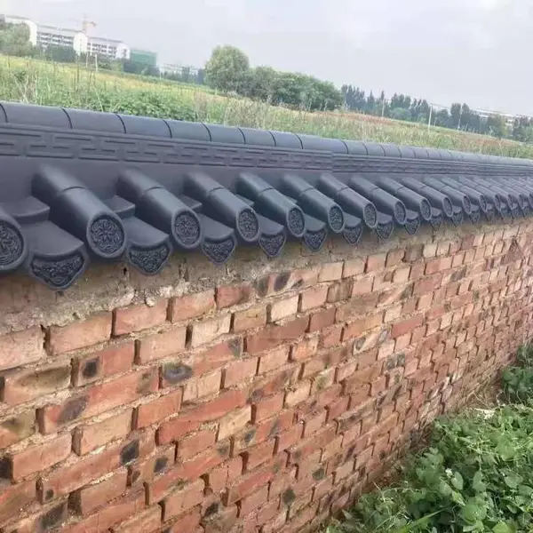 虹鑫建材仿古小吃车屋面瓦 佛山一体屋檐瓦 商铺门头瓦