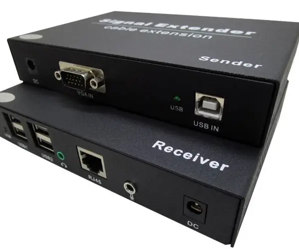 DF-2D VGA+USB2.0KVM延长器1920*1080传输50米DF-2HDUKVM-50AU