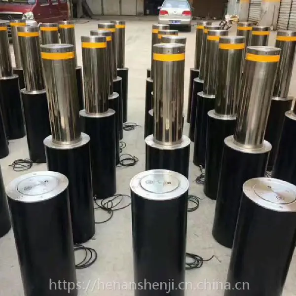厂家直销半自动全自动不锈钢电动升降路桩隔离桩防撞柱