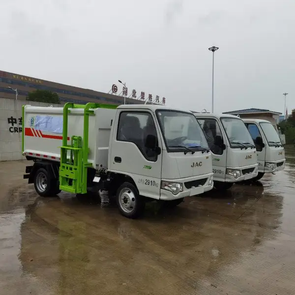 JAC江淮3方4方侧挂桶垃圾车 3方4方自装自卸生活垃圾收集***车