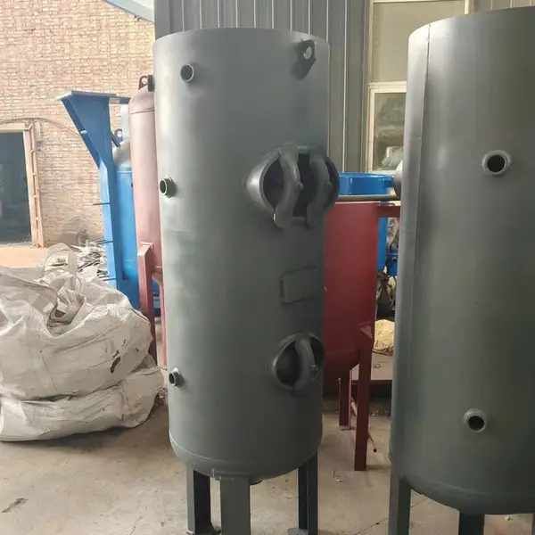 供应双层罐多枪喷砂罐附带压力容器证书非标异型打砂罐自动喷砂机