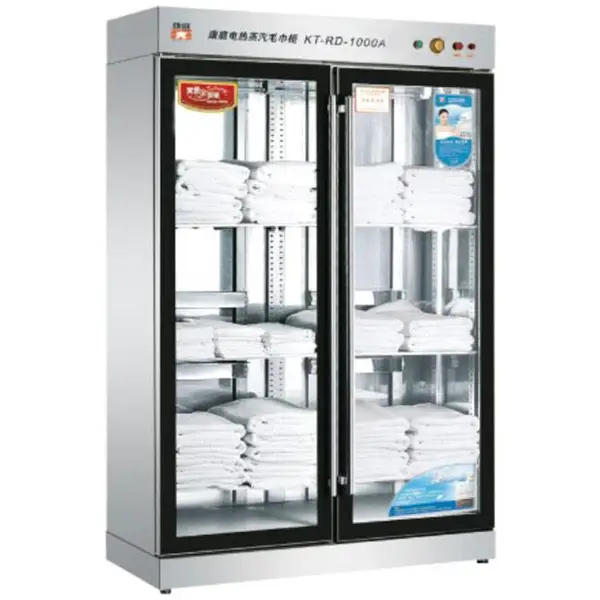 康庭商用消毒柜 KT-RD-1000A 双门电热蒸汽毛巾柜 中温毛巾消毒保洁柜