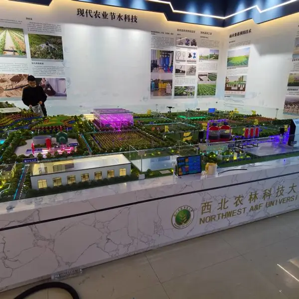 物联网智慧农业沙盘 校园科普教学演示模型 智能种植场景沙盘