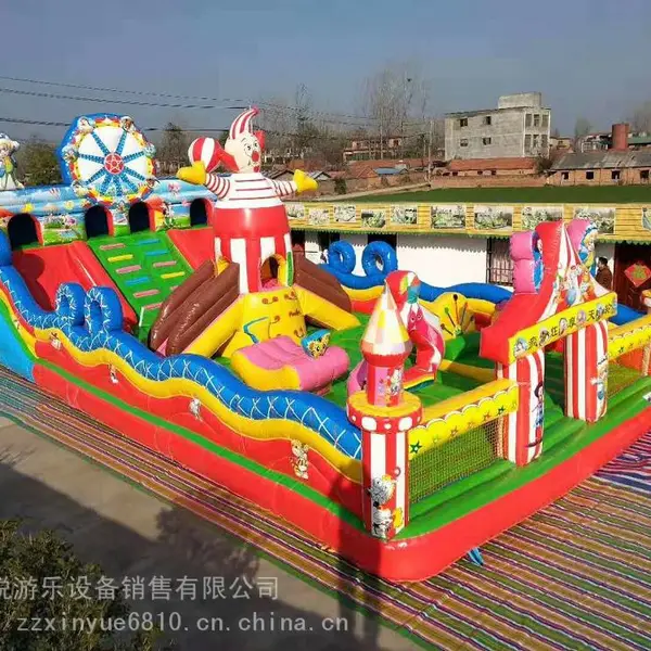 羊年***新款带攀岩充气大滑梯波浪型充气城堡多少钱