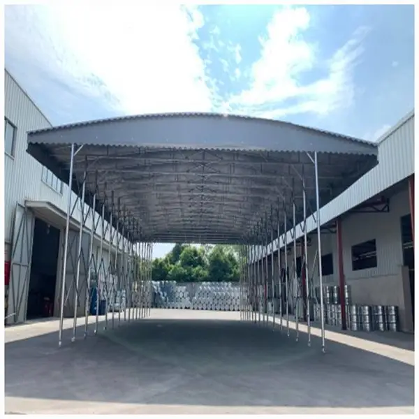 来宾合山仓库电动篷个性设计 STHS-01大型推拉仓库帐篷