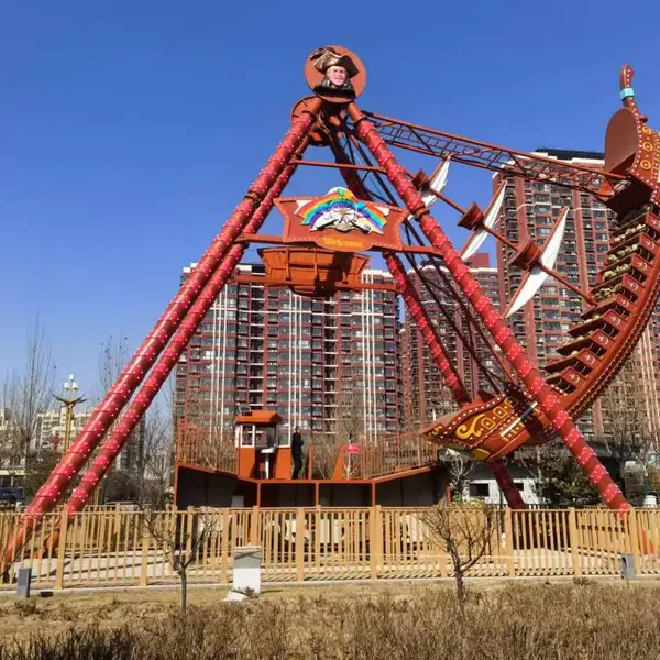 郑州大型游乐设备36座海盗船厂家神童游乐 海盗船游乐设备 郑州源头厂家 景区公园摇摆海盗船可定制