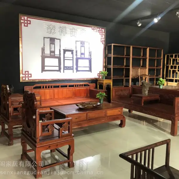 成都古韵阁美人靠栏杆东阳木雕中式仿古玄关隔断花格实木门窗护栏墙长廊寺庙