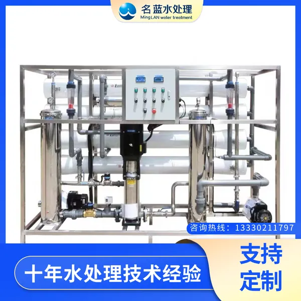 名蓝 3T/H 喷涂用纯水设备 工业纯水设备 两级反渗透纯水装置