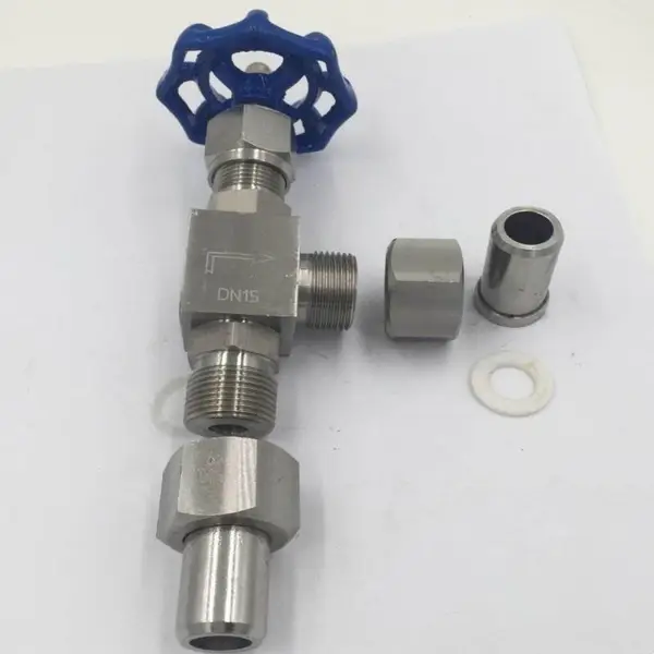 直角截止针型阀 J24W-160P 正常体型 DN20 法兰连接 内螺旋