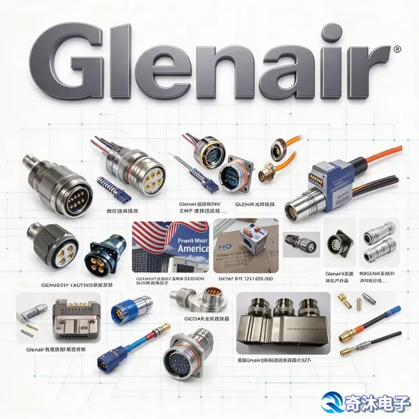 Glenair 803-004-01C9-210AY 航空连接器 面板安装 原厂销售