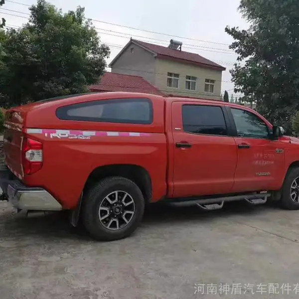 丰田坦途皮卡运动款斜盖后箱盖防雨棚车斗后盖厂家直销皮卡车后盖