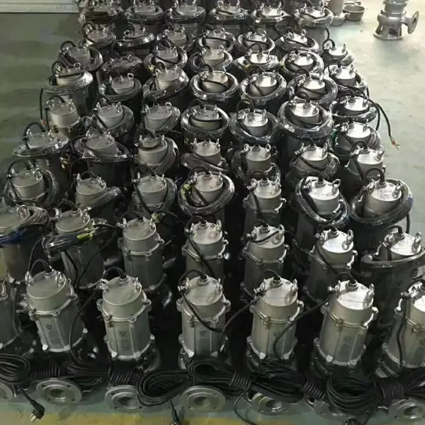 不锈钢防爆排污泵/不锈钢排污泵/搅拌厂抽水泵 100WQ65-18-5.5 唐山众度泵业